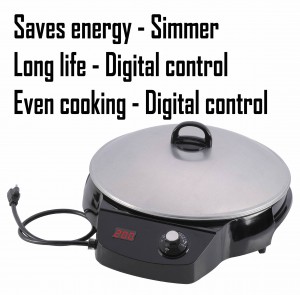 WASS Electronics Digital Mitad Grill