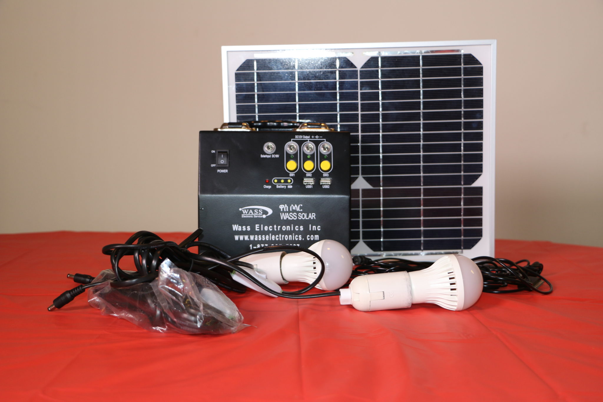 Solar Kit WASS Electronics Inc. Home of the 16" Digital Mitad Grill
