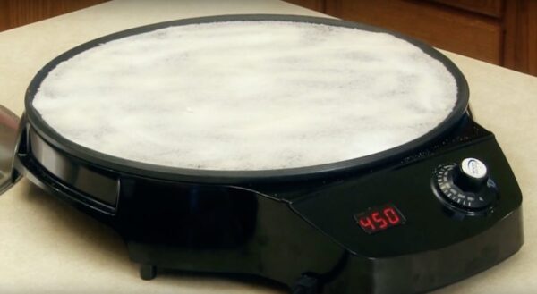 Injera Cooking on WASS Electronics Digital Mitad Grill